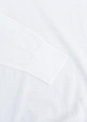 John Smedley Evonne Long Sleeved Crew Neck Jumper in White