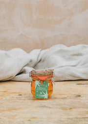 Wooden Spoon Miniature Elderflower Jelly with Gold Leaf