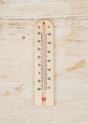 Tildenet Wood Wall Thermometer