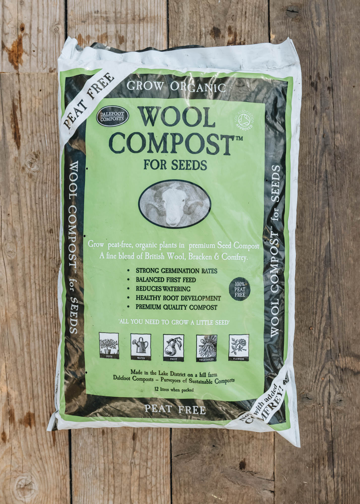Wool Compost for Seeds, 12l – Burford Garden Co.