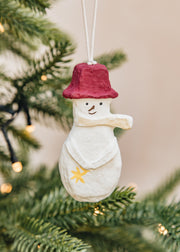 XO Handcraft Snowman Papier-mâché Decoration
