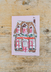 Gingerbread House Christmas Card