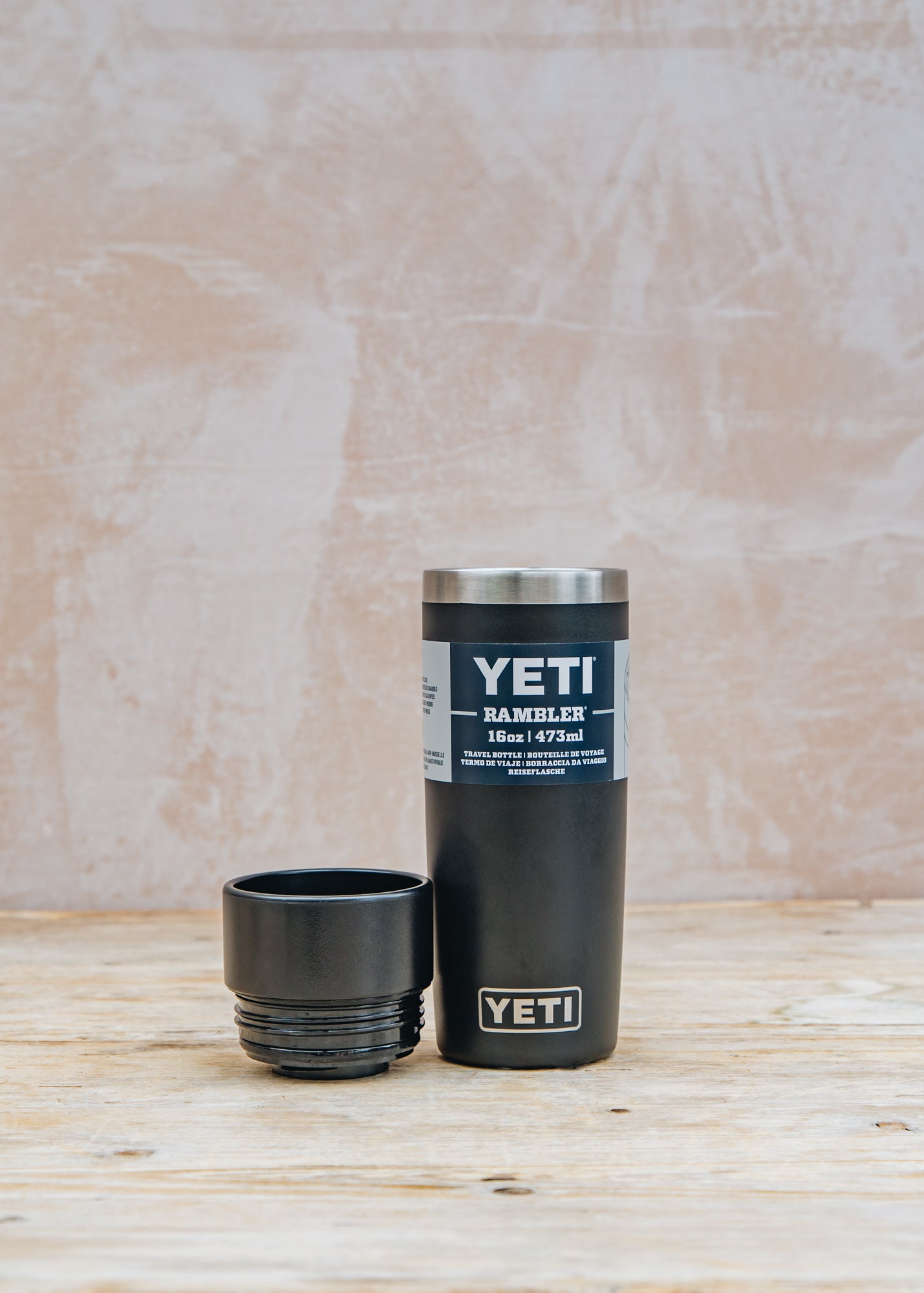 YETI Rambler Travel Bottle 16oz in Black