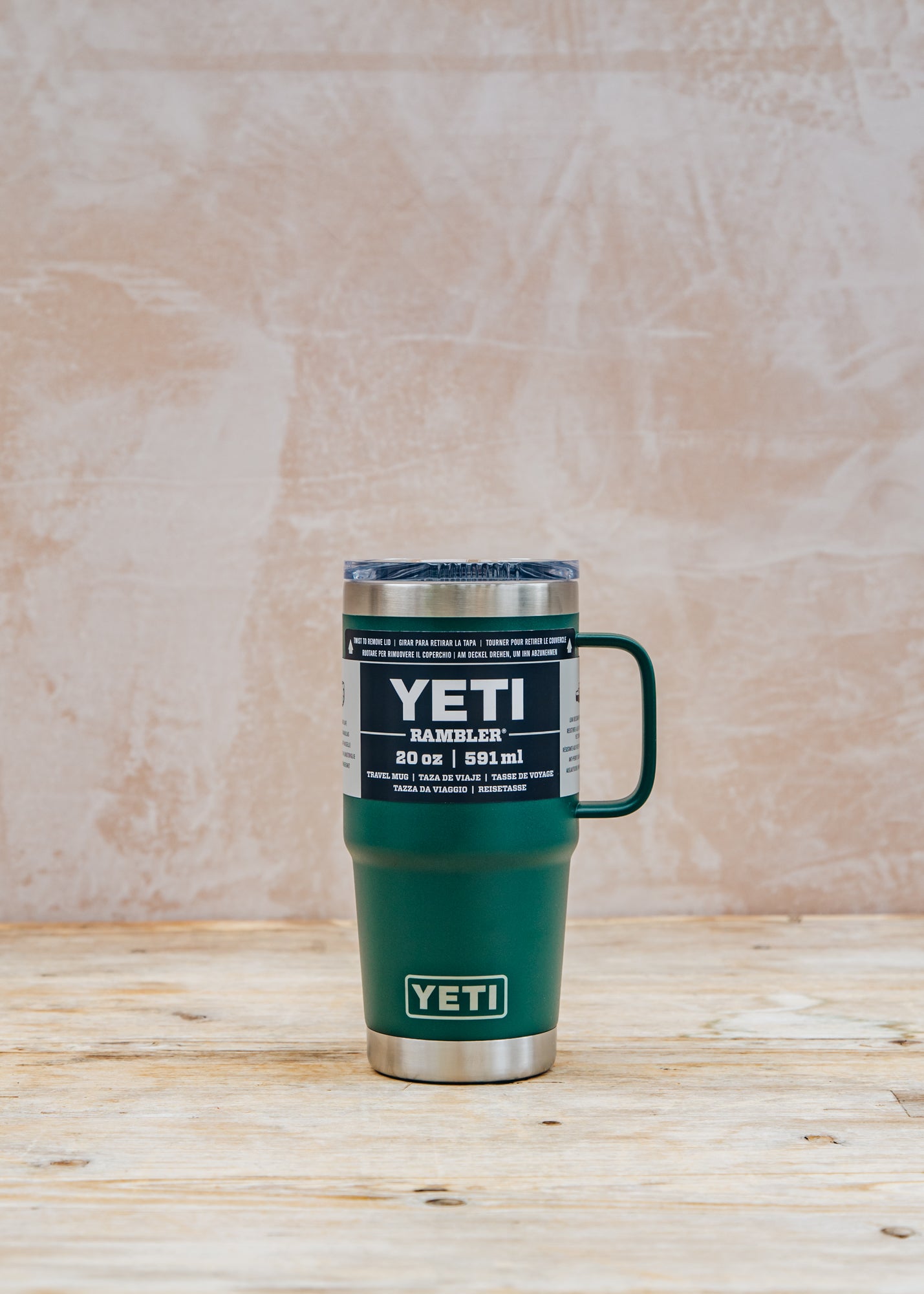 Rambler Travel Mug 20oz in Black Forest Green