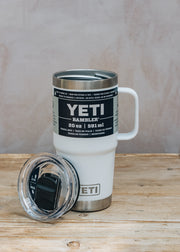 YETI YETI Rambler Travel Mug 20oz in White