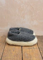 Yoko Wool Wool Slippers in Graphite