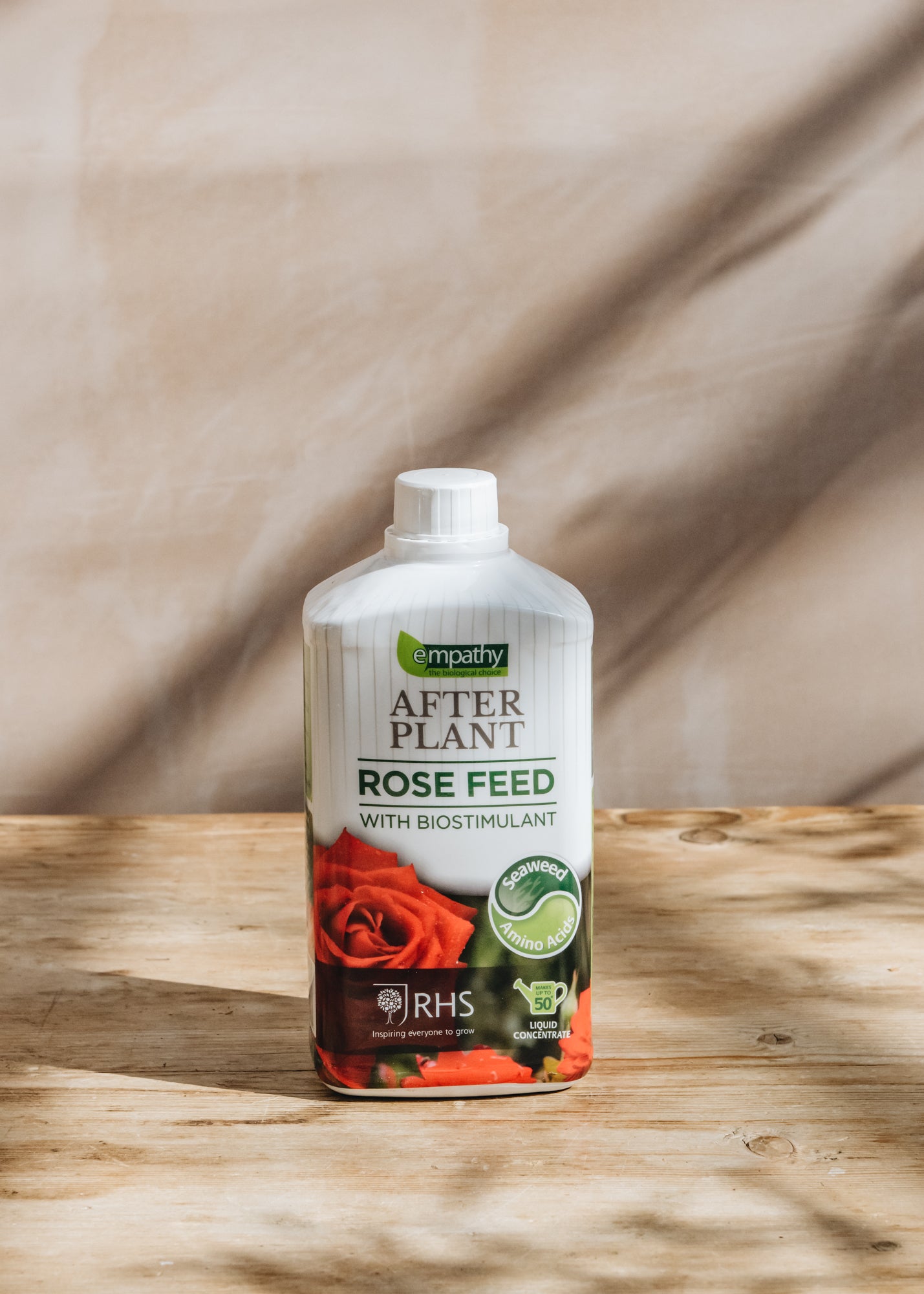 David Austin Roses Empathy After Plant, Rose Liquid Feed