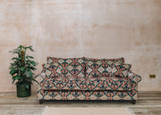 Allium Four Seater Sofa in Kami Topaz