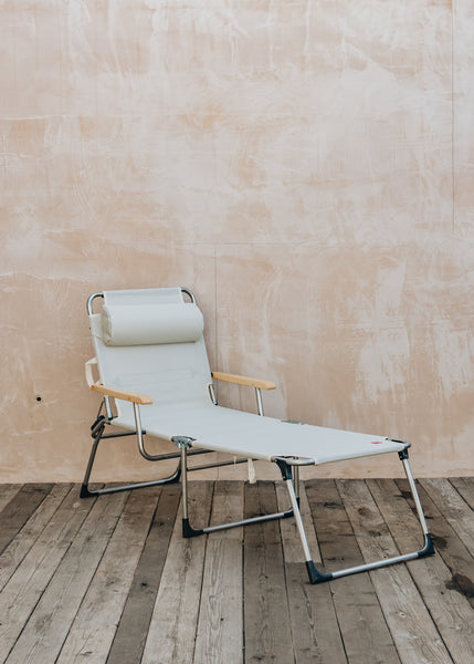 Fiam Amigo Sun Lounger in White Burford Garden Co