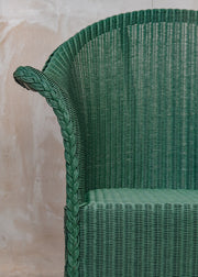 Lloyd Loom Classic Armchair in Dark Green