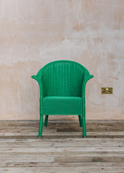 Lloyd Loom Classic Armchair in Verdigris Green