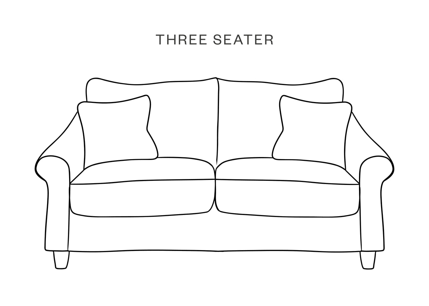 The Hastings Sofa Company Allium Sofas in Omega Prints English Oak Three Leaf Velvet