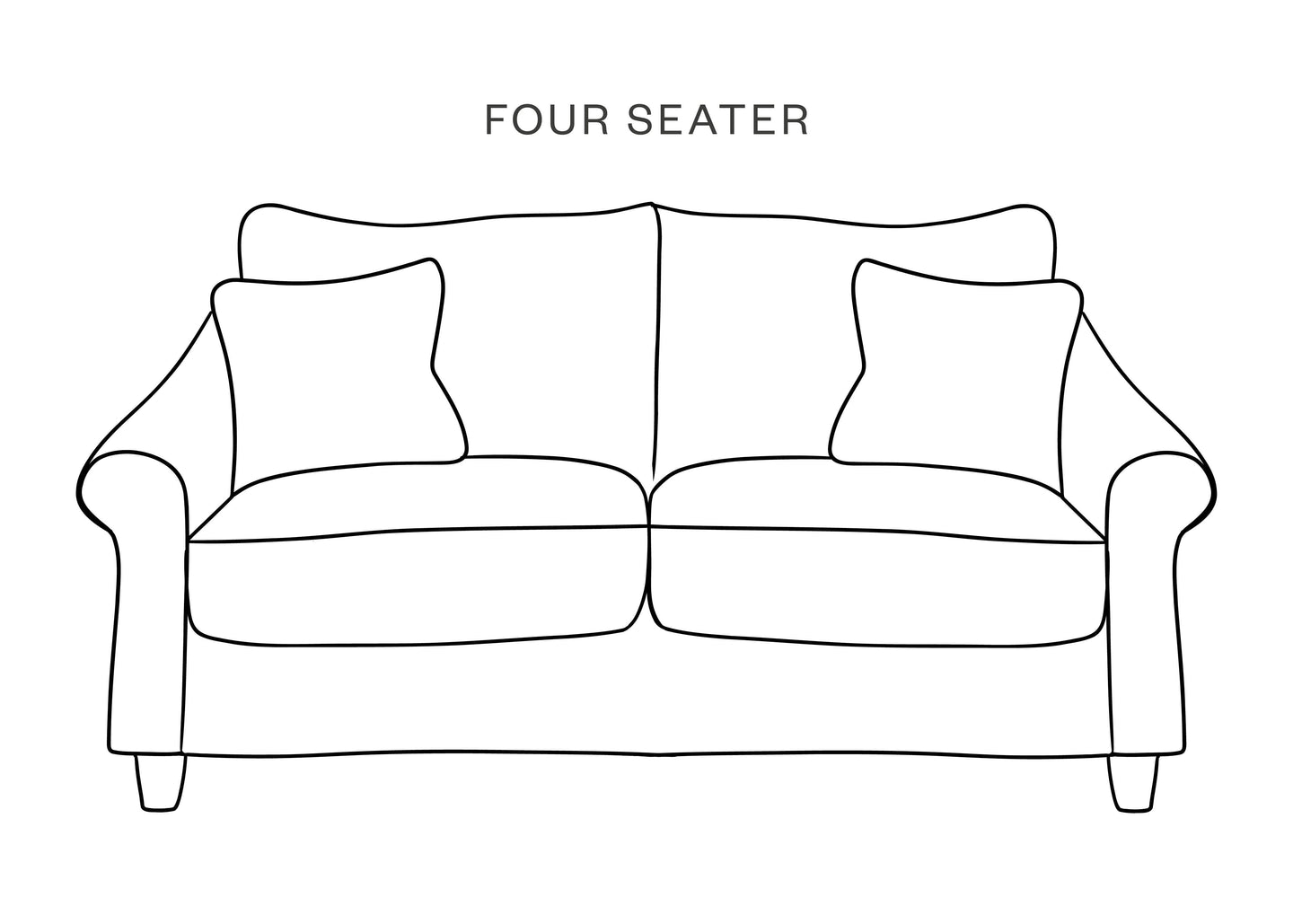 The Hastings Sofa Company Allium Sofas in Omega Prints English Oak Three Leaf Velvet