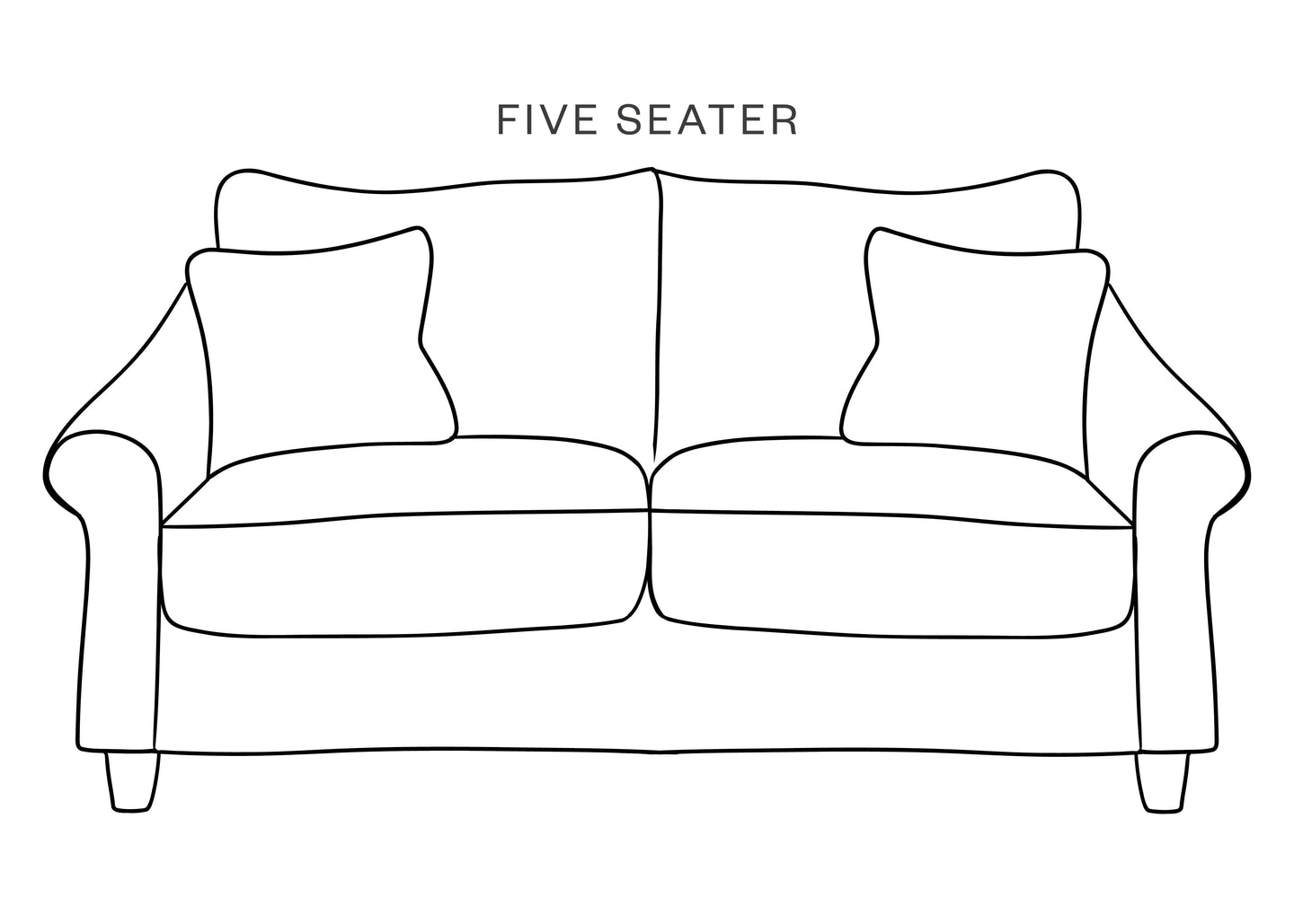 The Hastings Sofa Company Allium Sofas in Omega Prints English Oak Three Leaf Velvet