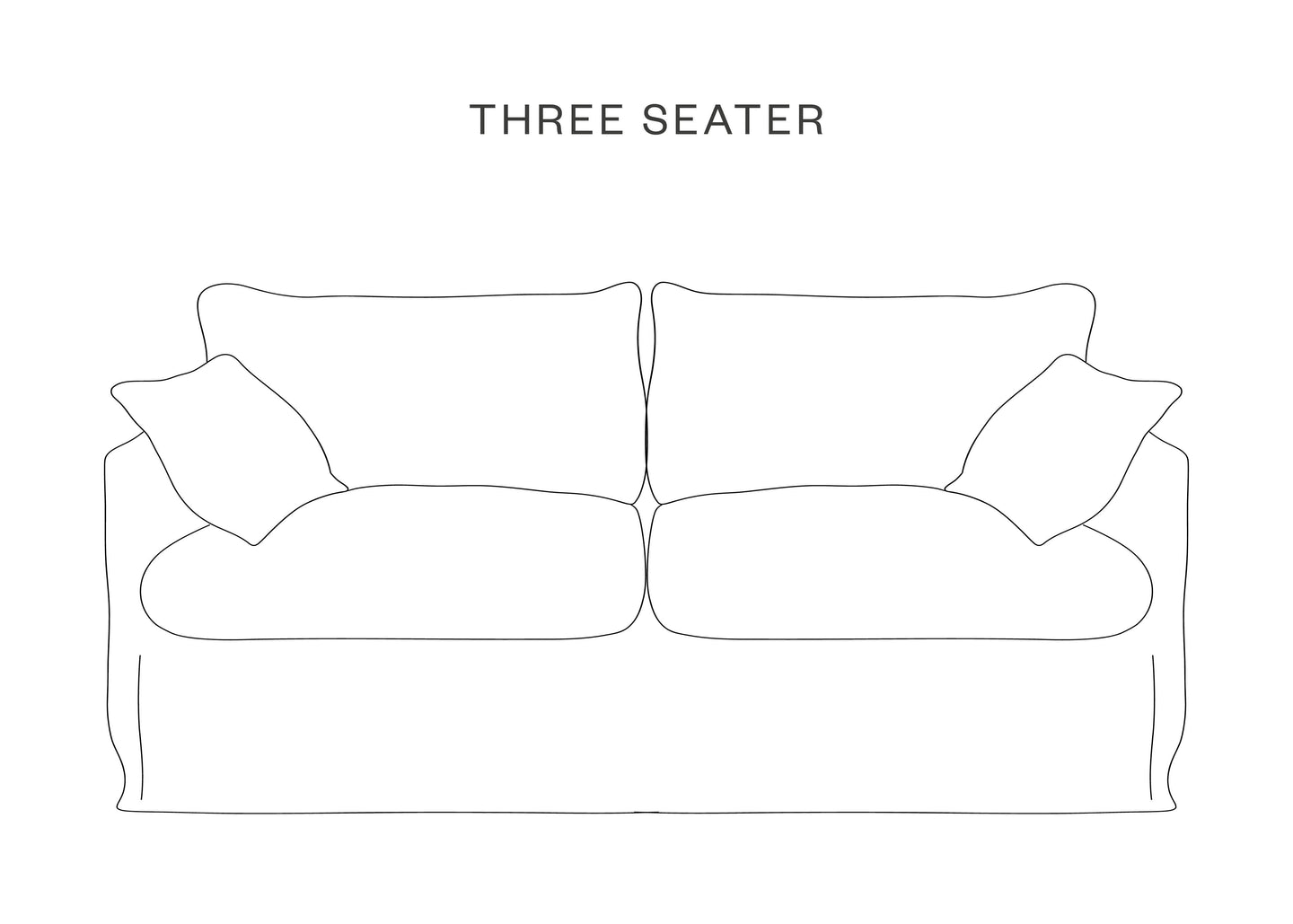 The Hastings Sofa Company Lily Sofas in Malachite Linen