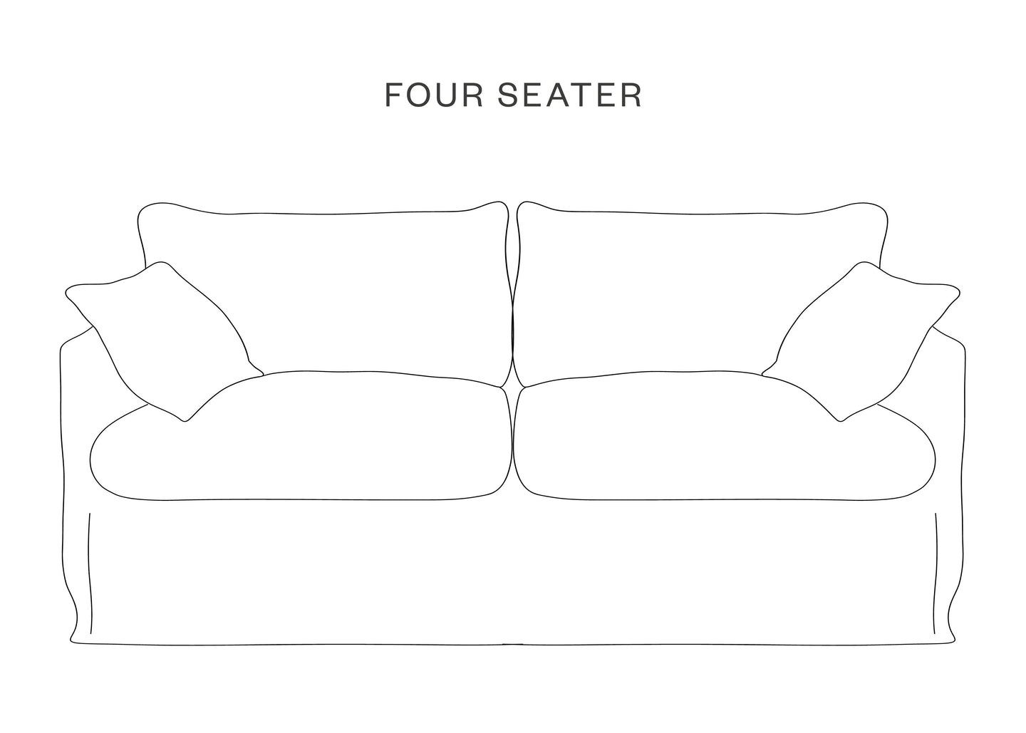 The Hastings Sofa Company Lily Sofas in Malachite Linen