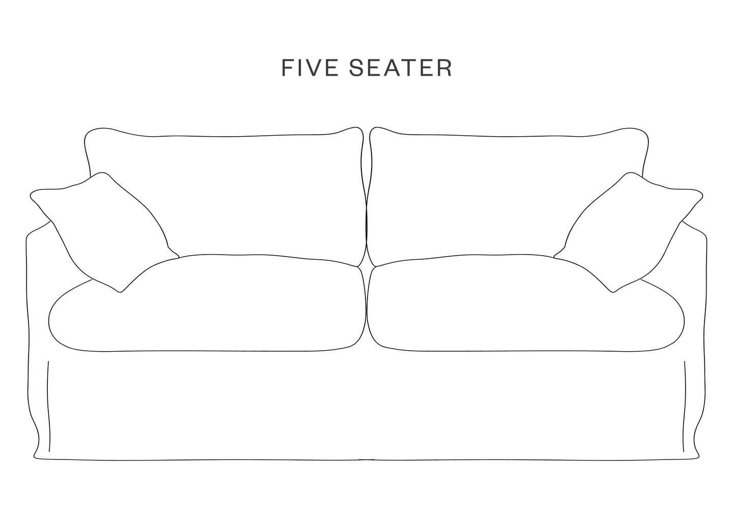 The Hastings Sofa Company Lily Sofas in Malachite Linen