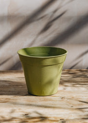 Sage Green Bamboo Nursery Pot, 8