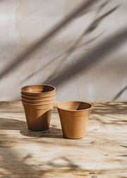 Terracotta Bamboo Nursery Pots, 4