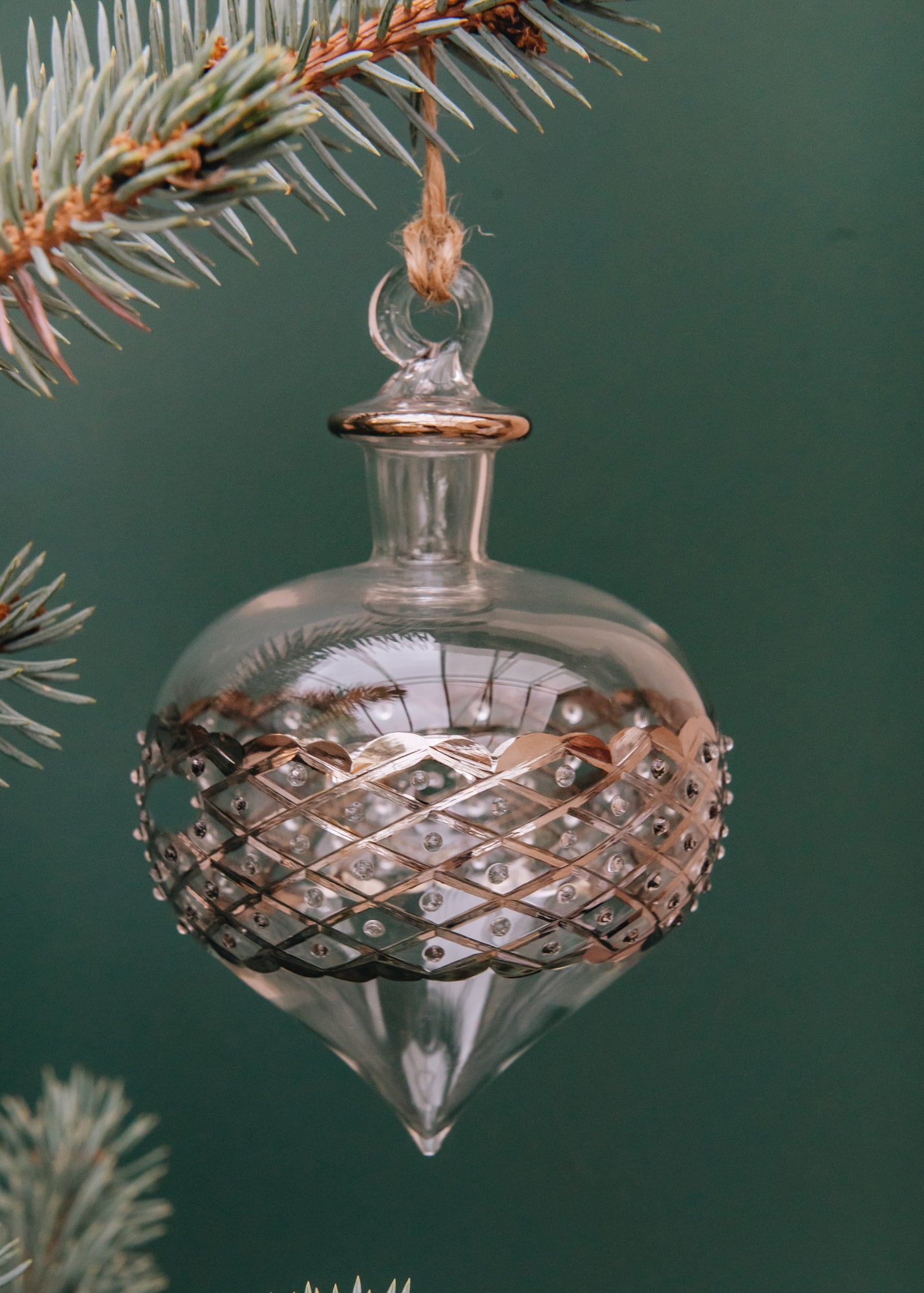 Treasure Tree Silver Byzantian Jasmine Bauble