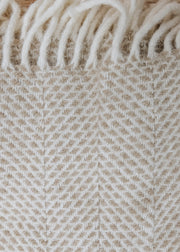 Beehive Oatmeal Throw