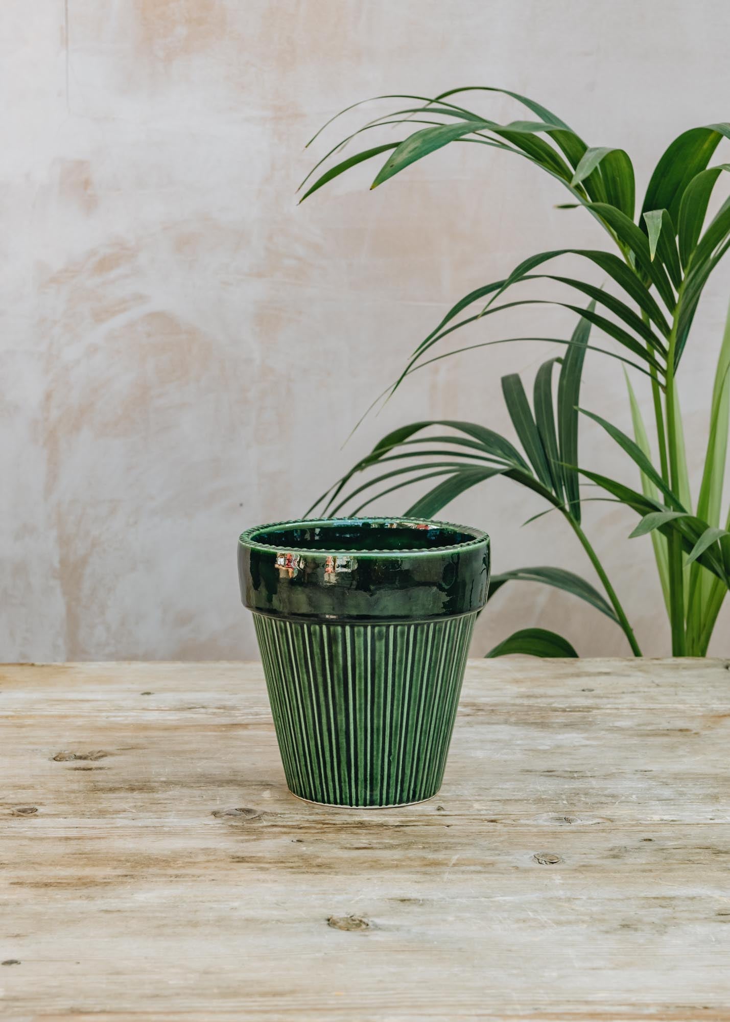 Bergs Potter Bergs Potter Emerald Glazed Simona Pot 14cm
