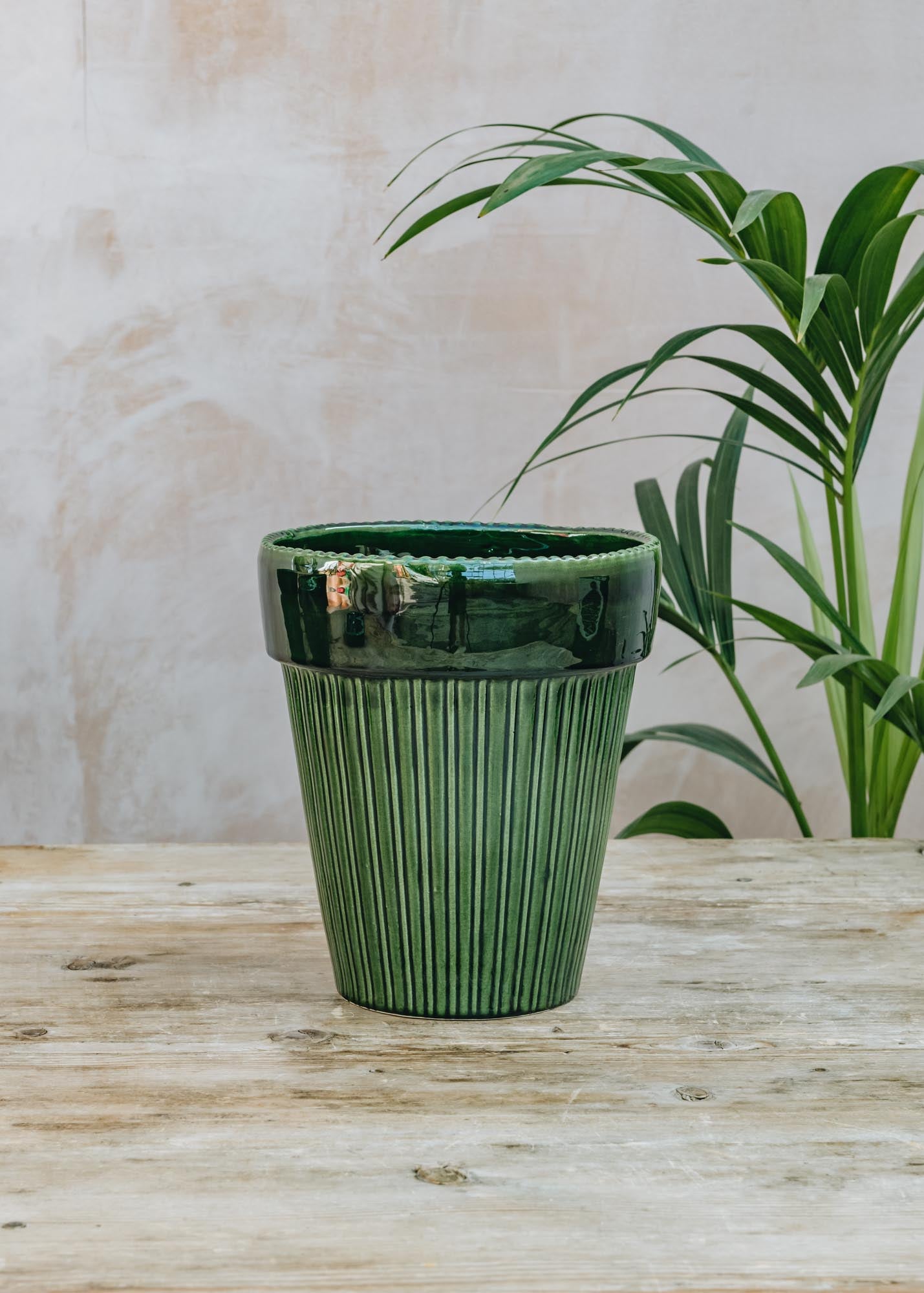 Bergs Potter Bergs Potter Emerald Glazed Simona Pot 18cm