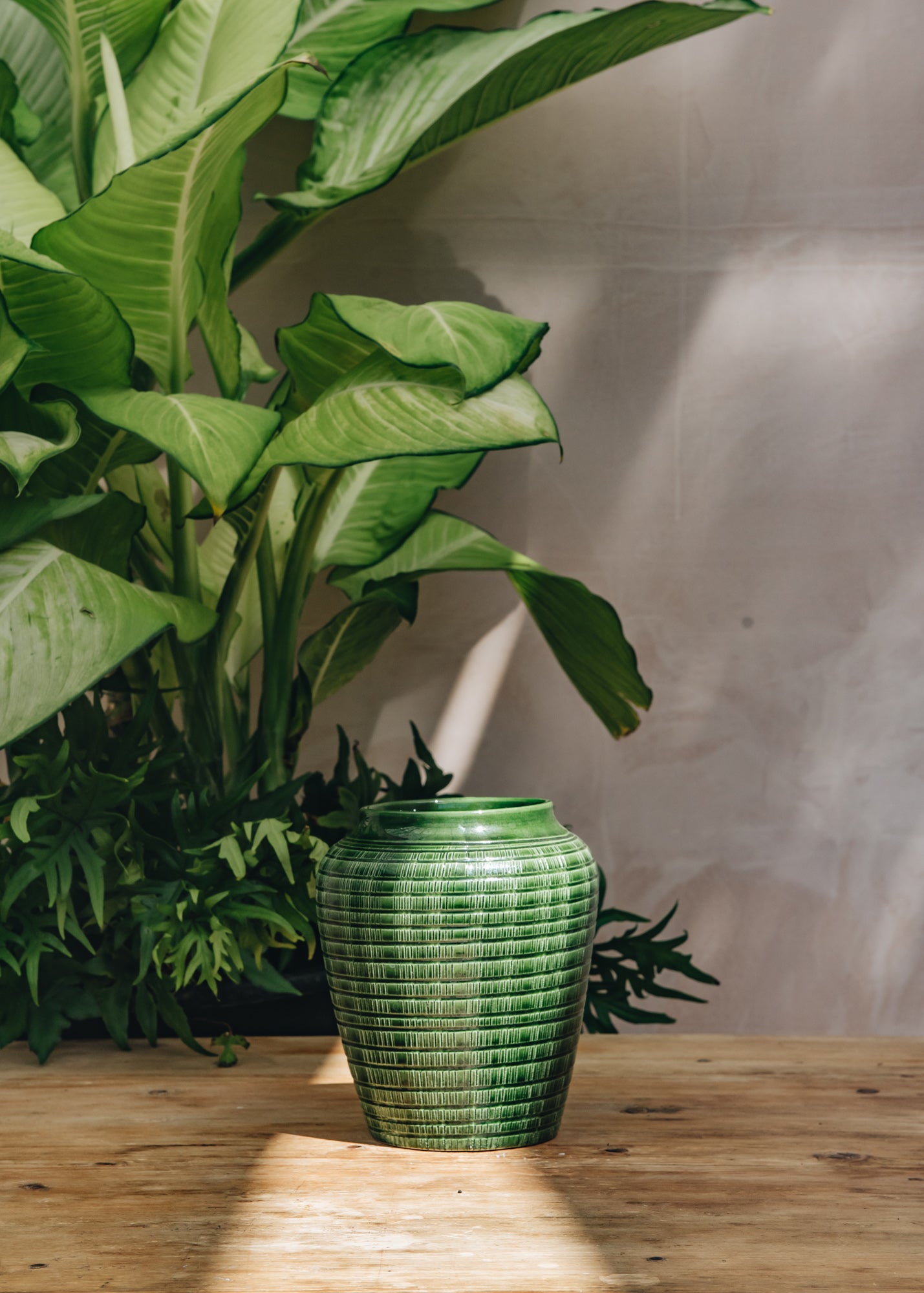 Emerald Willow Vases