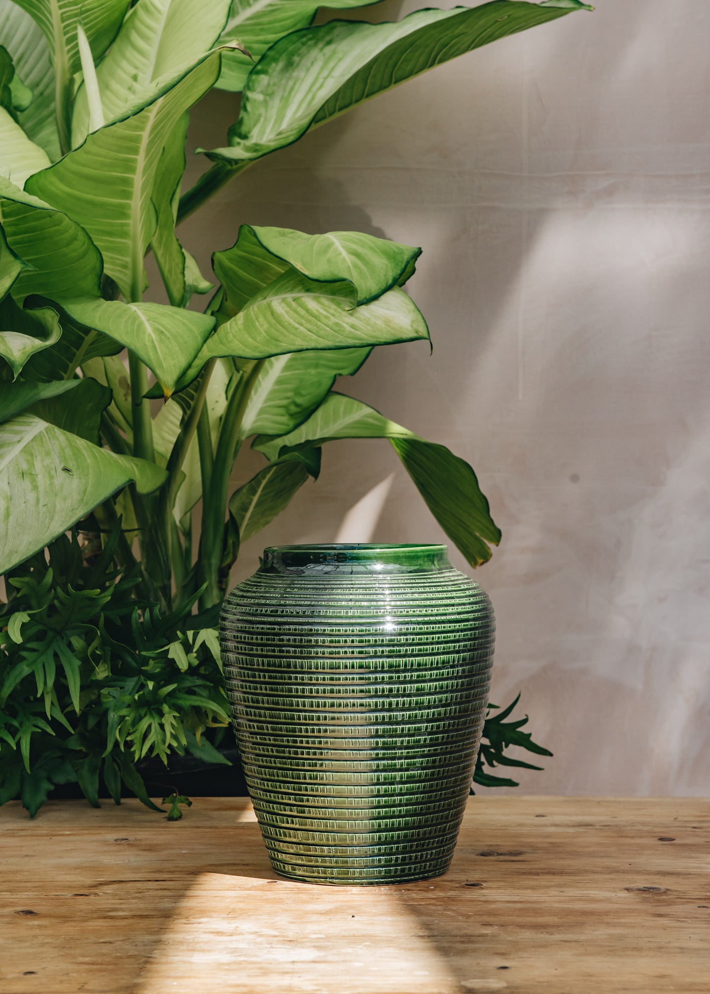 Emerald Willow Vases