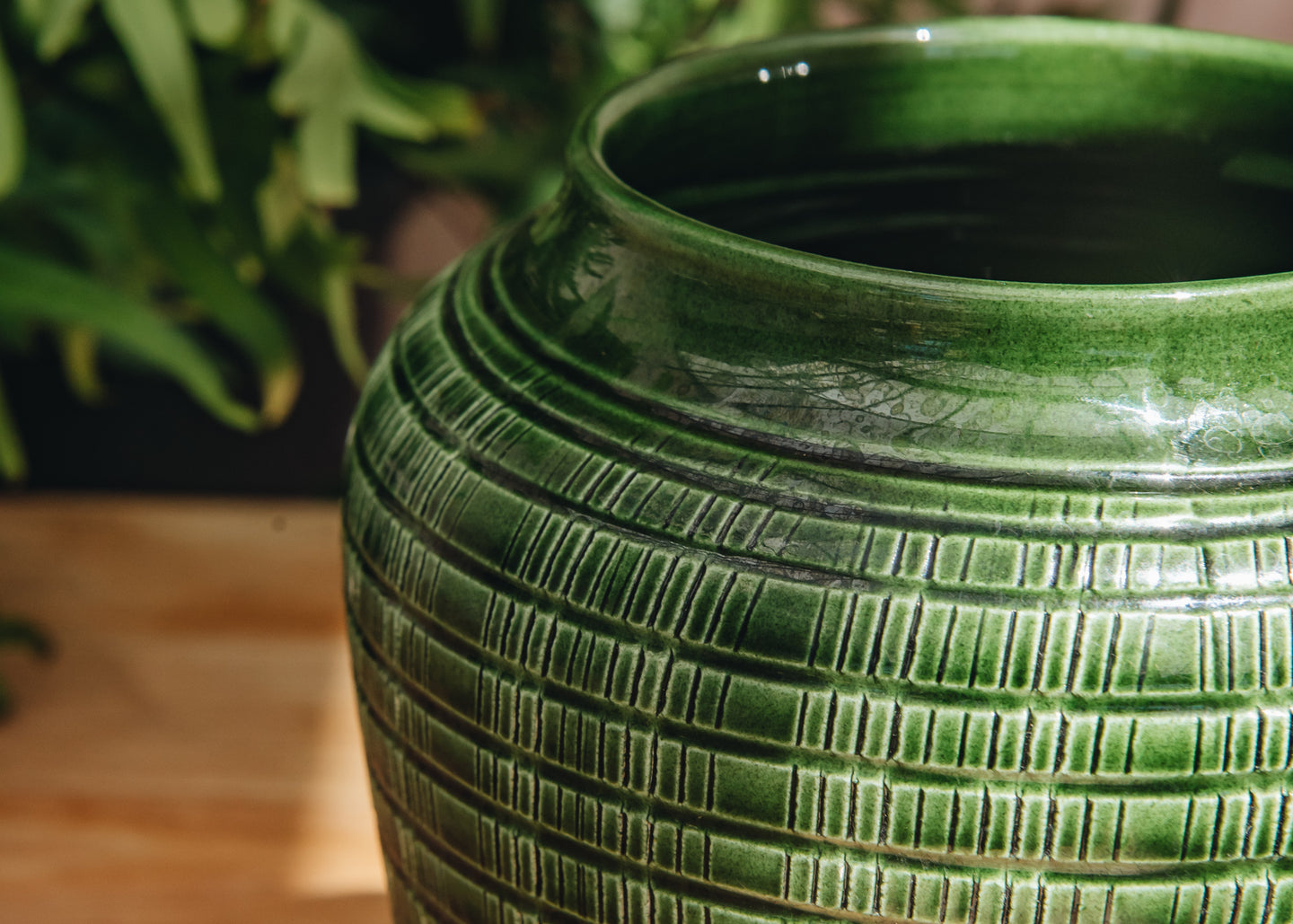 Emerald Willow Vases