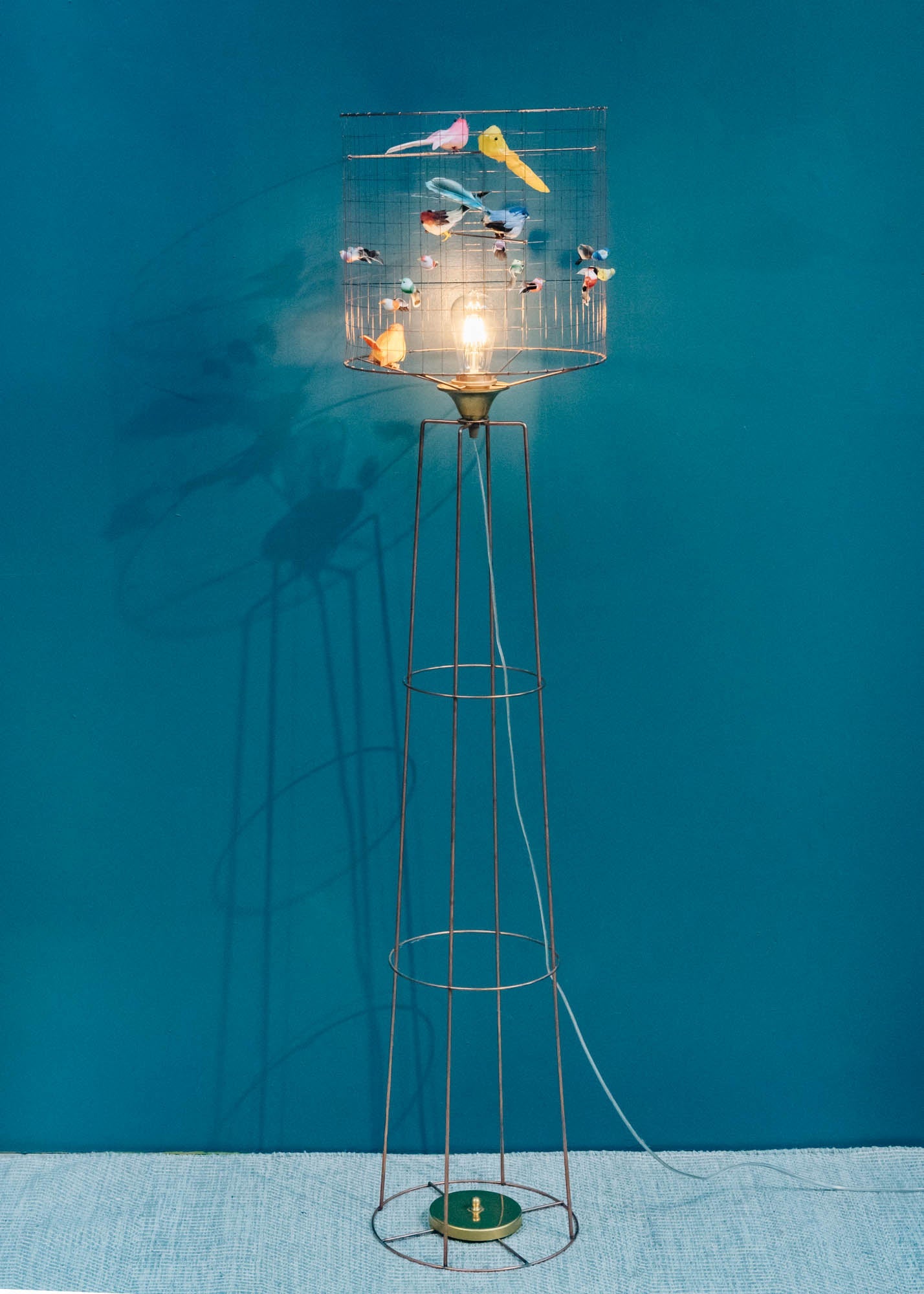 Mathieu Challières Birdcage Floor Lamp