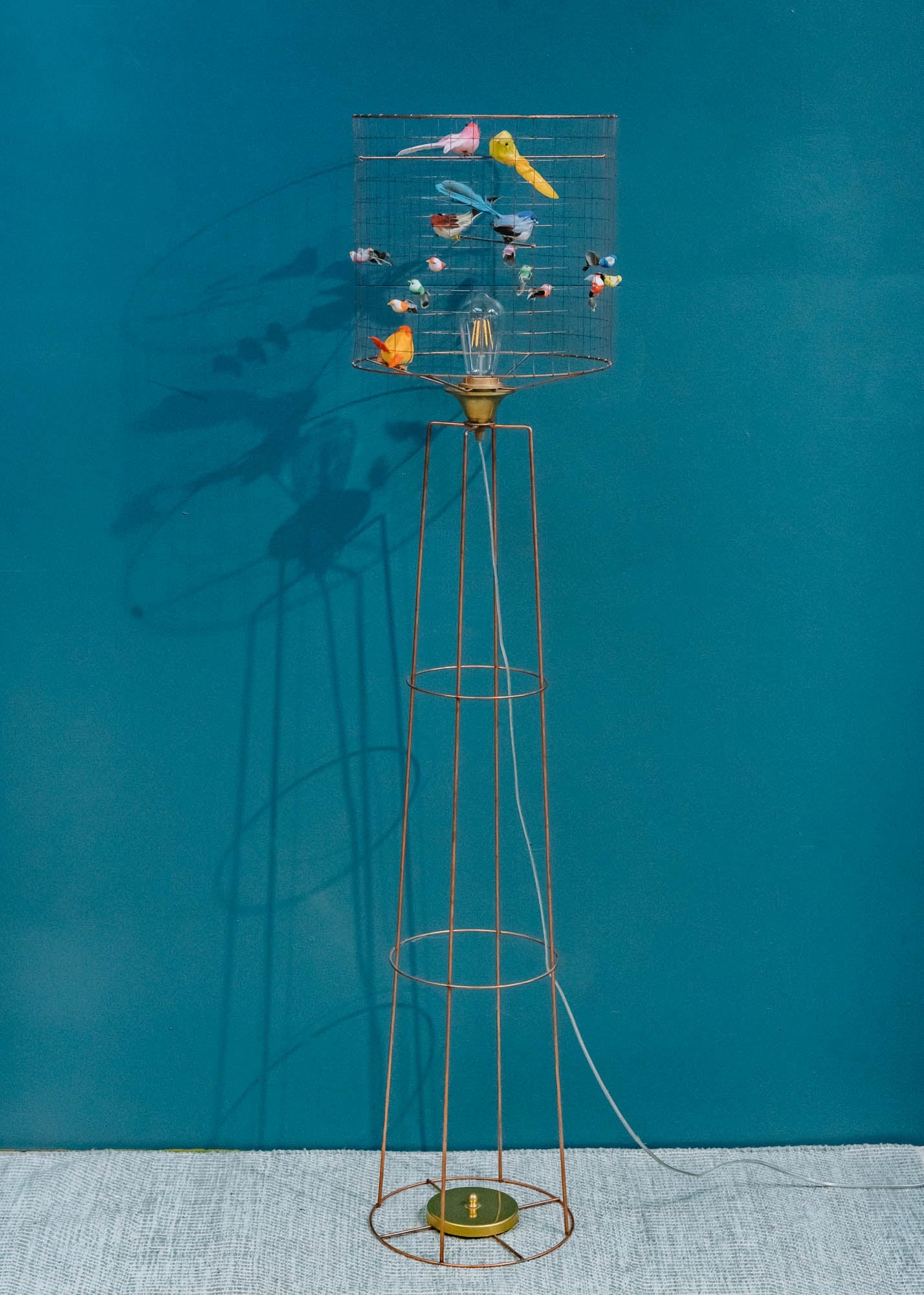 Mathieu Challières Birdcage Floor Lamp