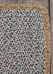 Braided Rug Co. Black Village Doormat