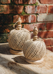 Natural British Made Oak Twine Stands