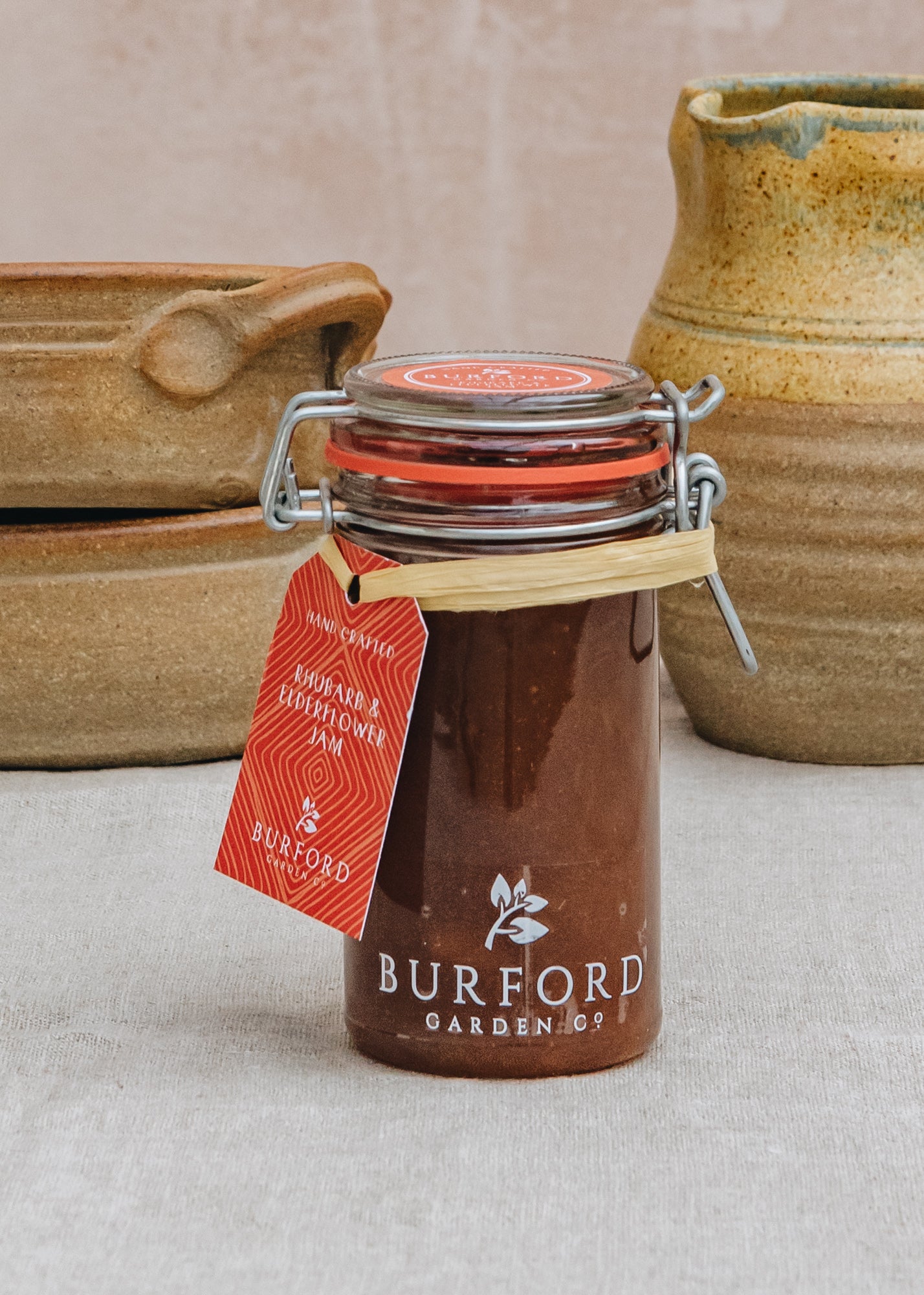 Burford Rhubarb & Elderflower Fruit Jam