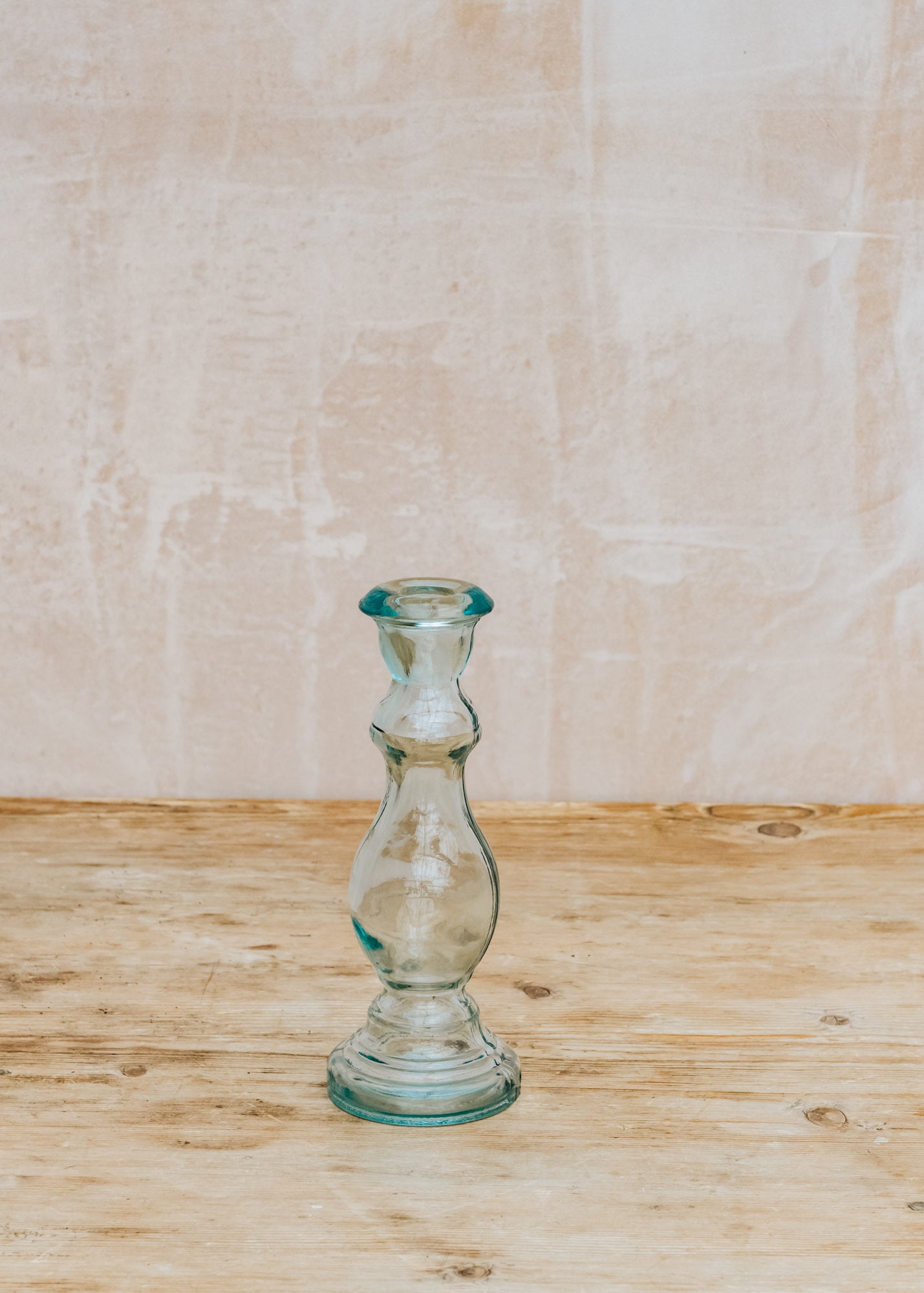 Jarapa Clear Candlestick 20cm