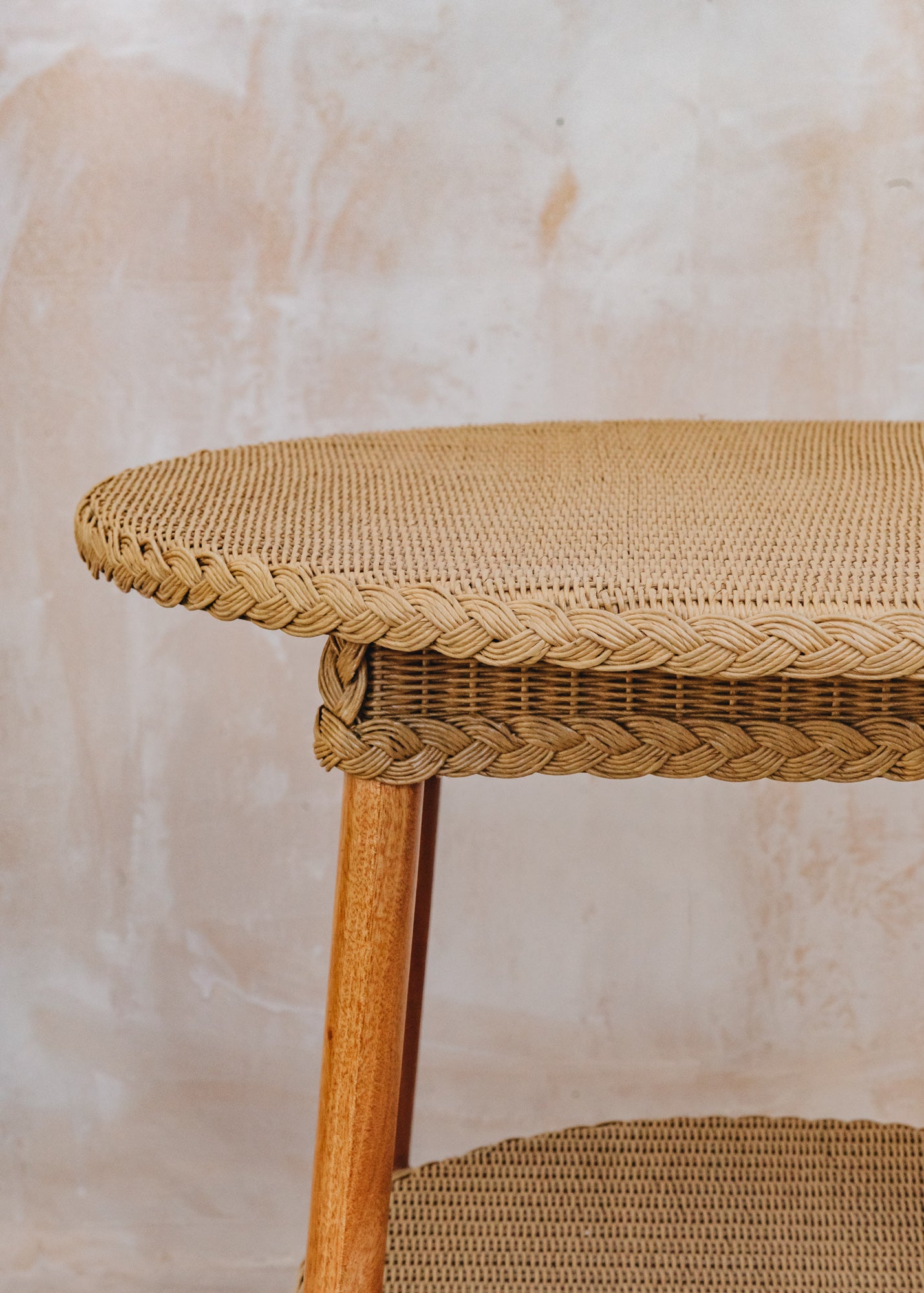 Lloyd Loom Round Coffee Table in Natural
