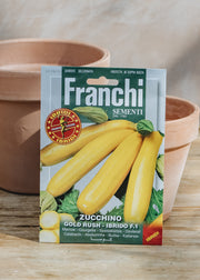 Franchi Courgette 'Gold Rush' Seeds F1 Hybrid