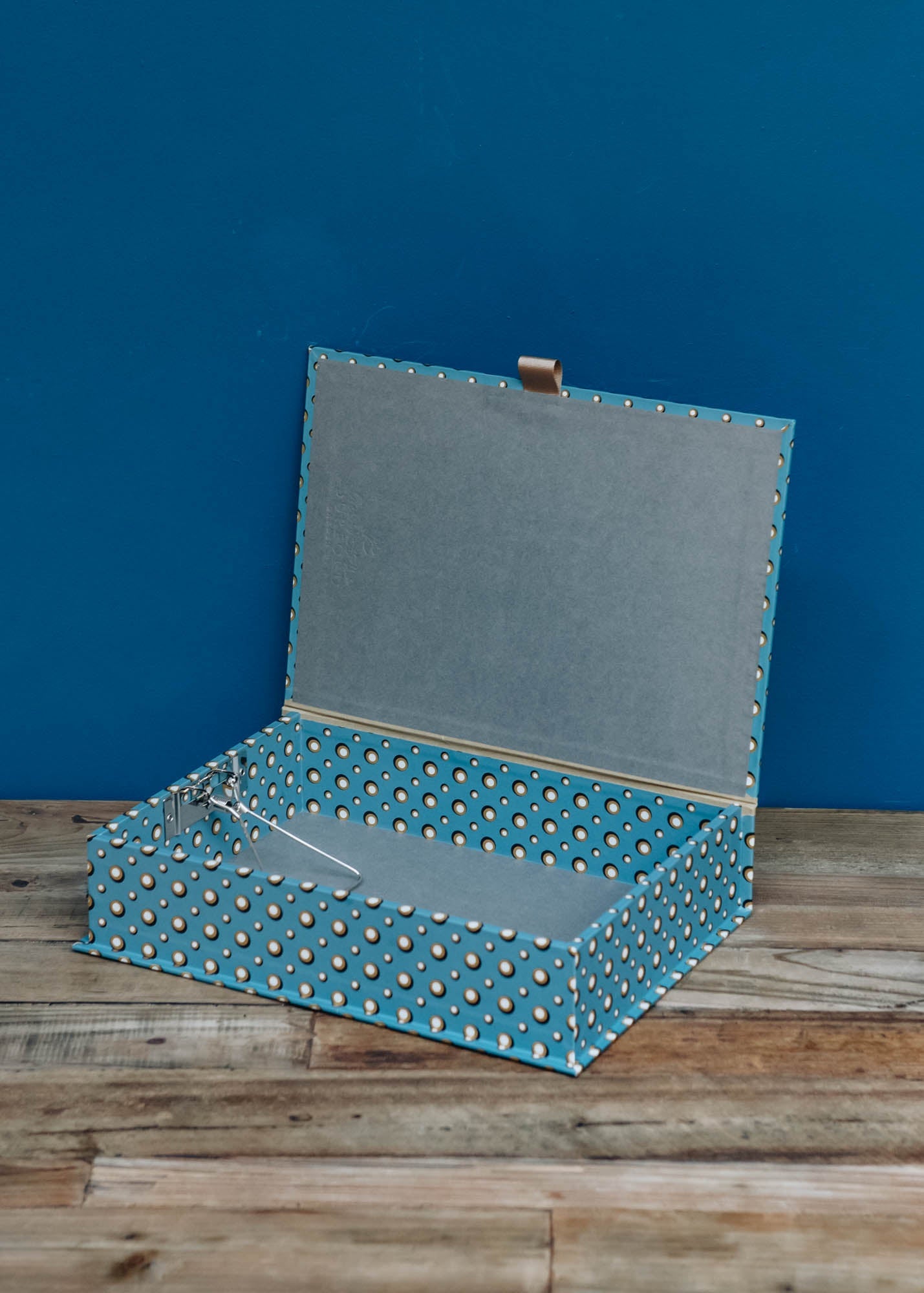 Cressida Bell A4 Boxfile In Blue