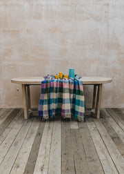 Dan Small Oval Table in Natural Grey
