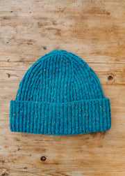 Donegal Beanie in Turquoise