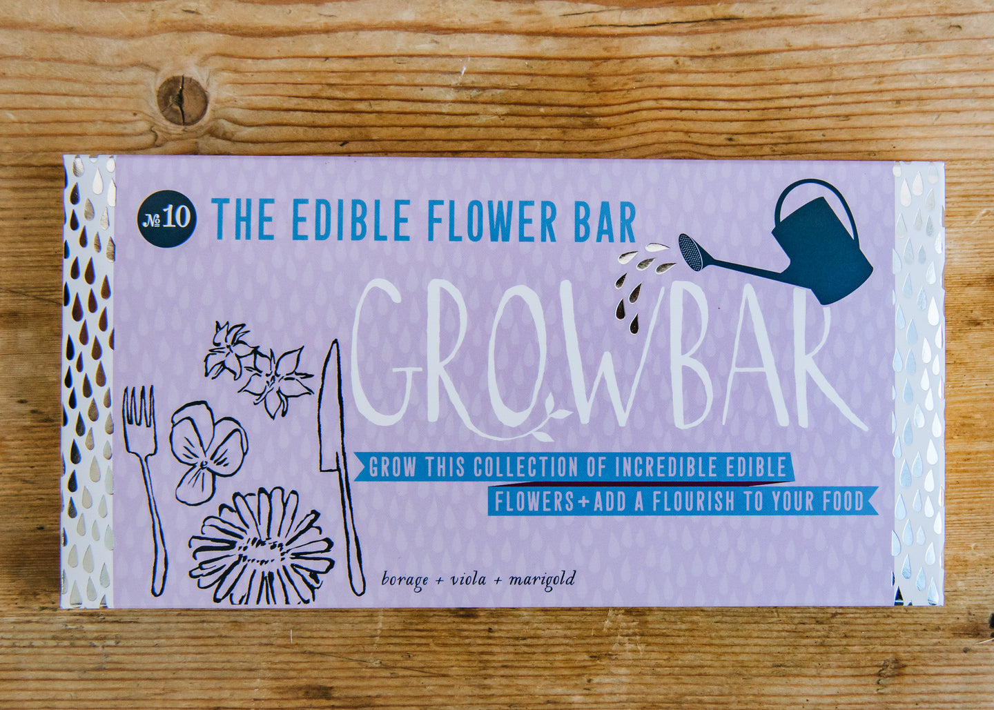 Edible Flowers Grow Bar