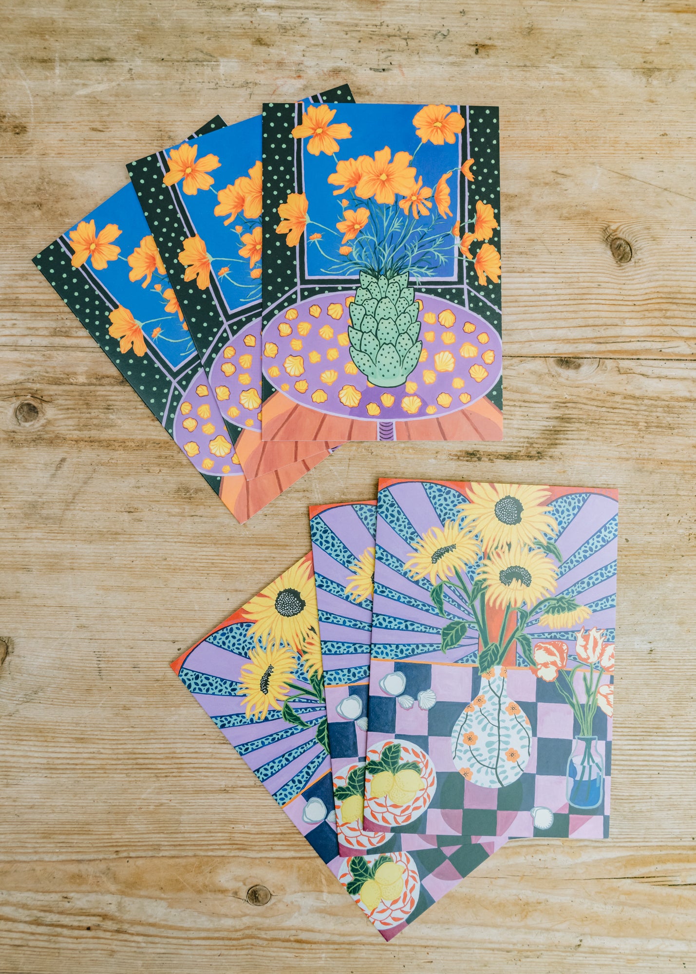 Eliza Downes Postcards, pack of six
