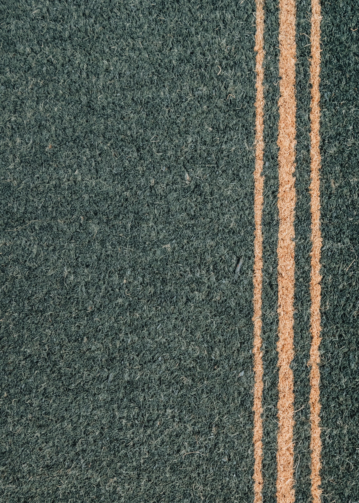 Garden Trading Forest Green Triple Stripe Large Doormat