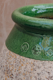 Olive Pots with Green Neck (110cm)