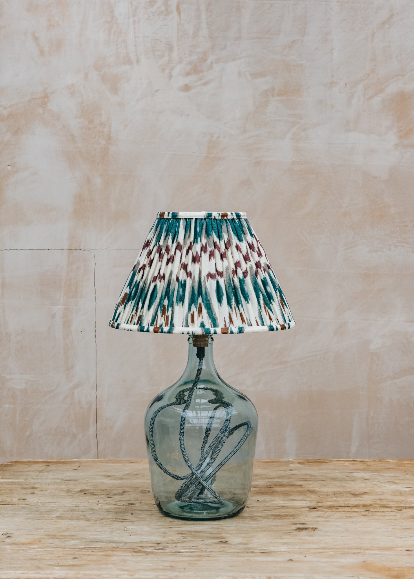 Garrafa Bottle Lamp in Light Blue