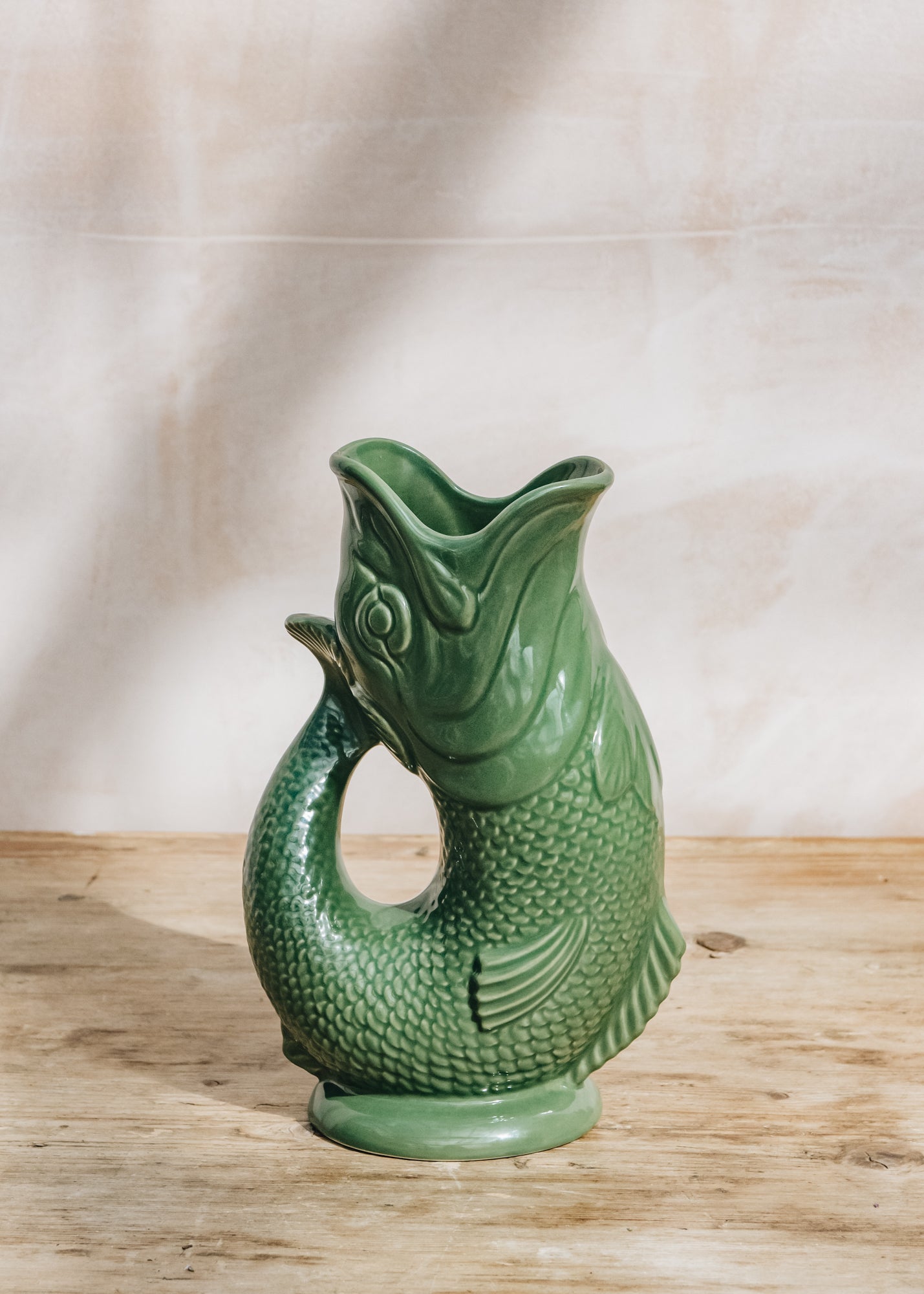 Green Large Gluggle Jug