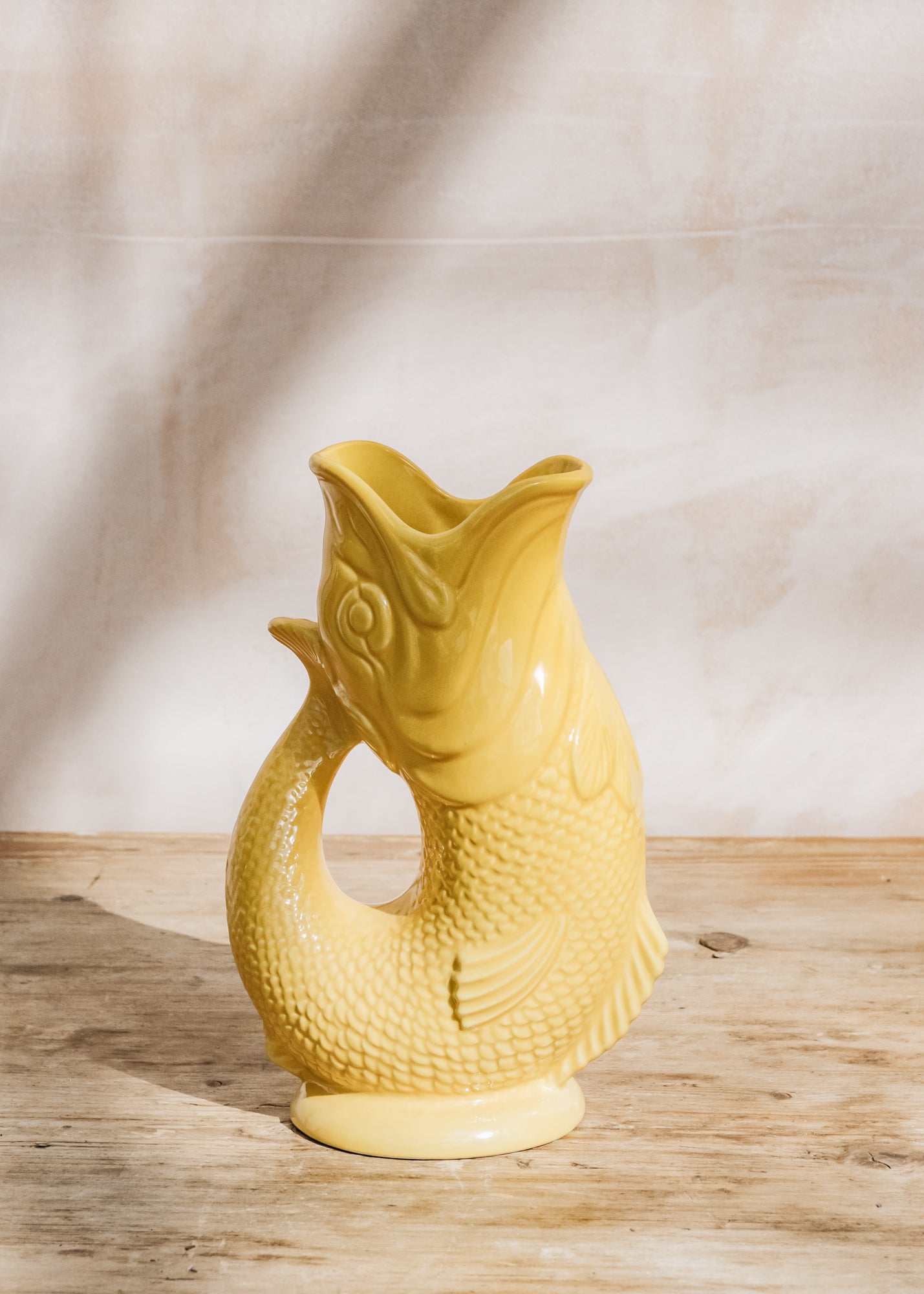 Yellow Large Gluggle Jug