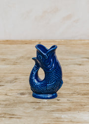 Cobalt Blue Mini Gluggle Jug