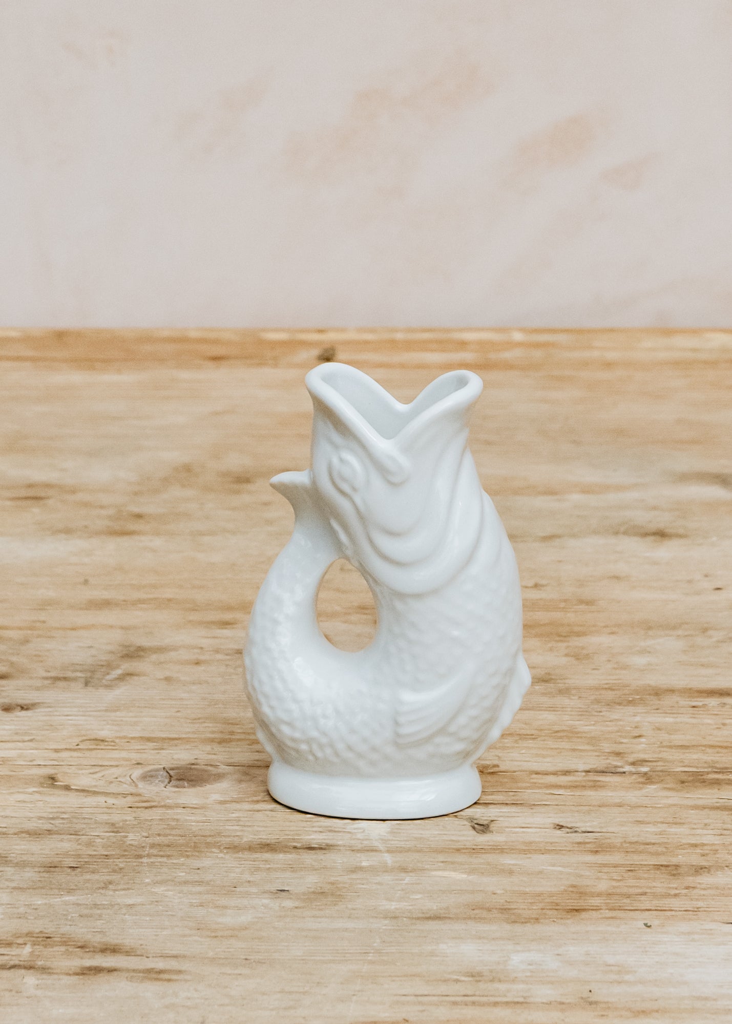 Pure White Mini Gluggle Jug
